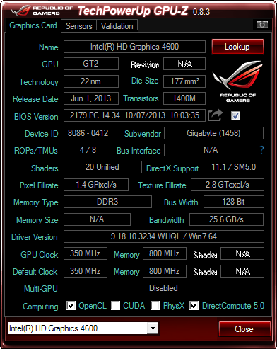 TechPowerUP GPU-Z AT҇ȰFor Windows؈D0