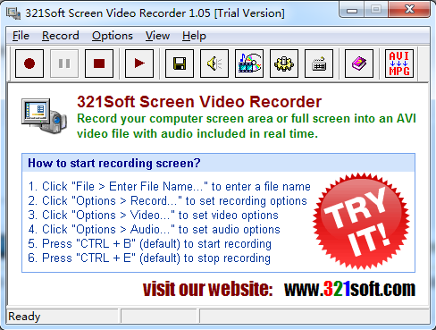 ​321Soft Screen Video Recorderͼ0