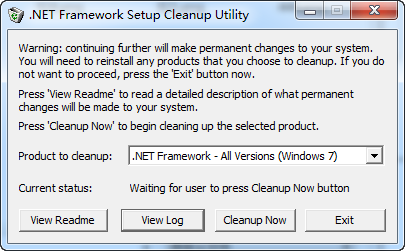 .netɾ(.NET Framework Cleanup Utility)ͼ0