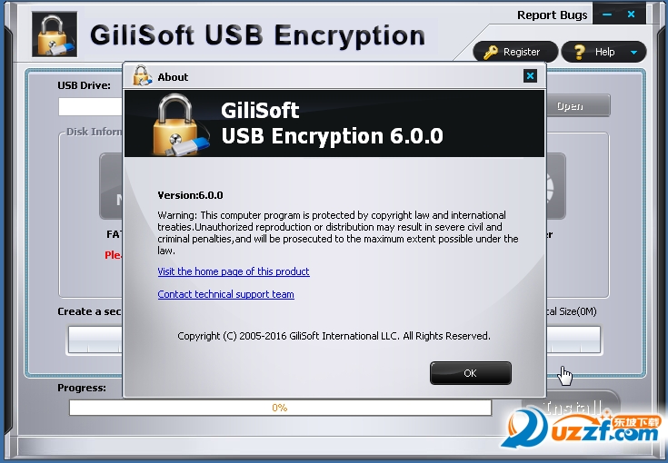 GiliSoft USB Encryption(רҵU/ƶӲ̼)ͼ0
