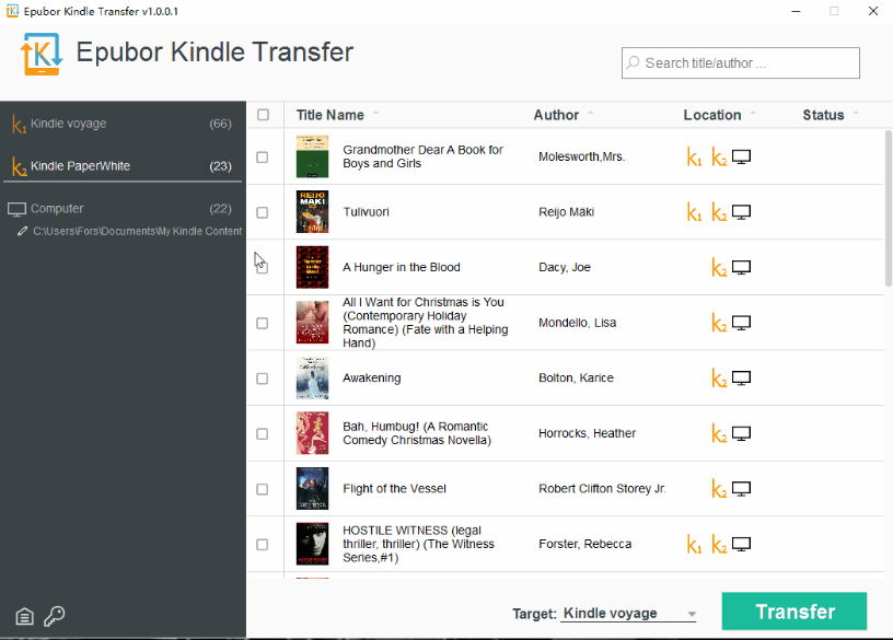 kindle epubתpdf(Epubor Kindle Transfer)ͼ0