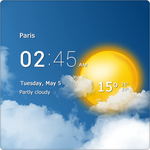 Transparent weather clock͸ʱӺ0.86.01.07 ͼ