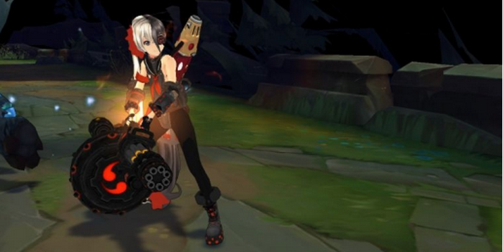 lol金克丝火炮兰皮肤