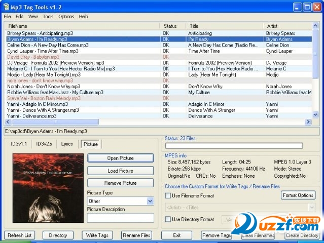 MP3(bio)޸(Mp3 Tag Tools)؈D0