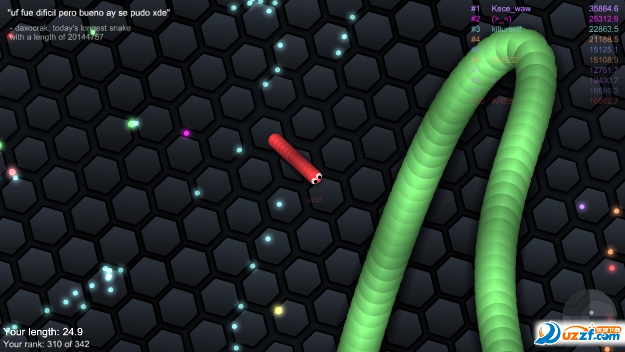 蛇蛇大作战(Slither.io)辅助修改器截图