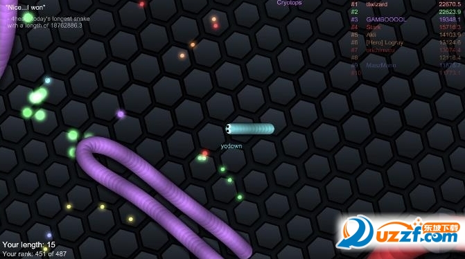 蛇蛇大作战(Slither.io)辅助修改器截图