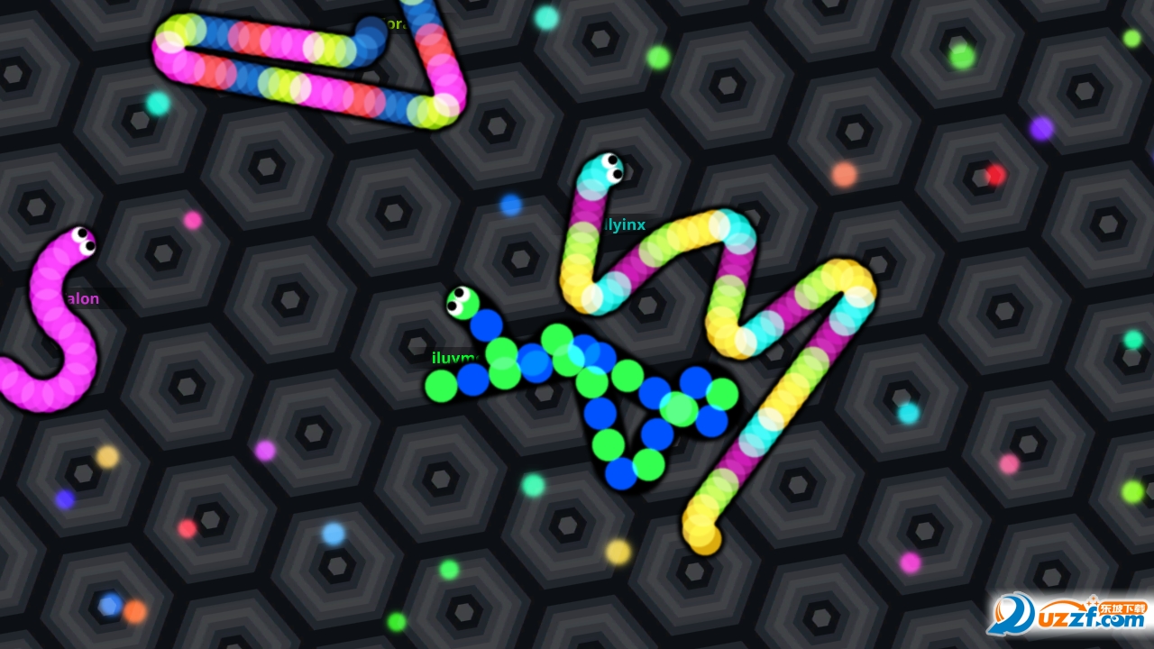 炫彩贪吃蛇(crawl.io)截图