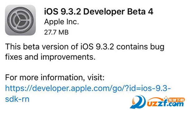 iOS 9.3.2 beta4ٷ̼ؽͼ0