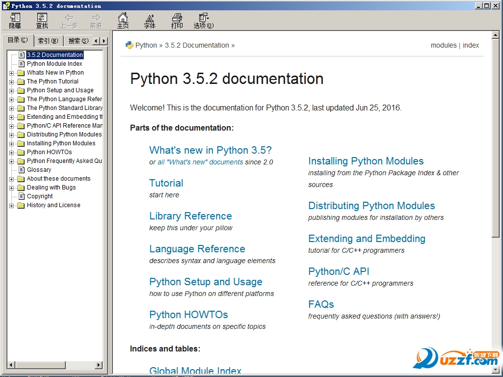 python 教程|python3.5官网参考文档chm格式