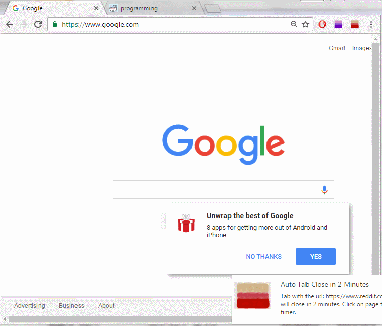 谷歌浏览器关闭标签页tab Auto Close 图片预览