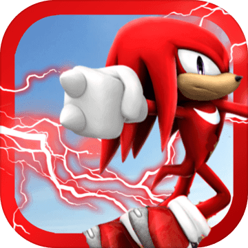 Super knuckles red sonic jump and runϷ