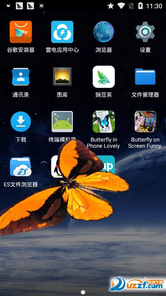 Butterfly on Screen Funny Joke(ֻϷɵ)ͼ