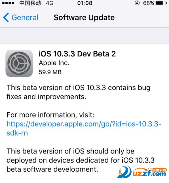 iOS10.3.2 Beta2下载|苹果iOS 10.3.3 Beta2正