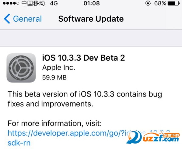iOS10.3.3 dev Beta2描述文件|苹果iOS10.3.3 B