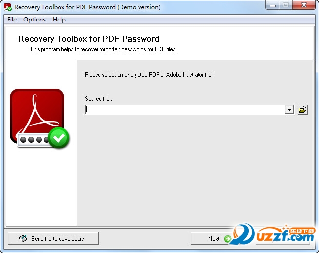 PDF Password Recover(pdfָ)շƽͼ0