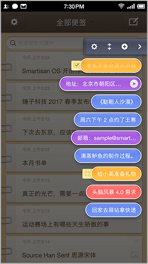 锤子闪念胶囊(语音备忘录)截图