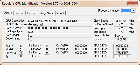 CPU Identification(CPU)ͼ0