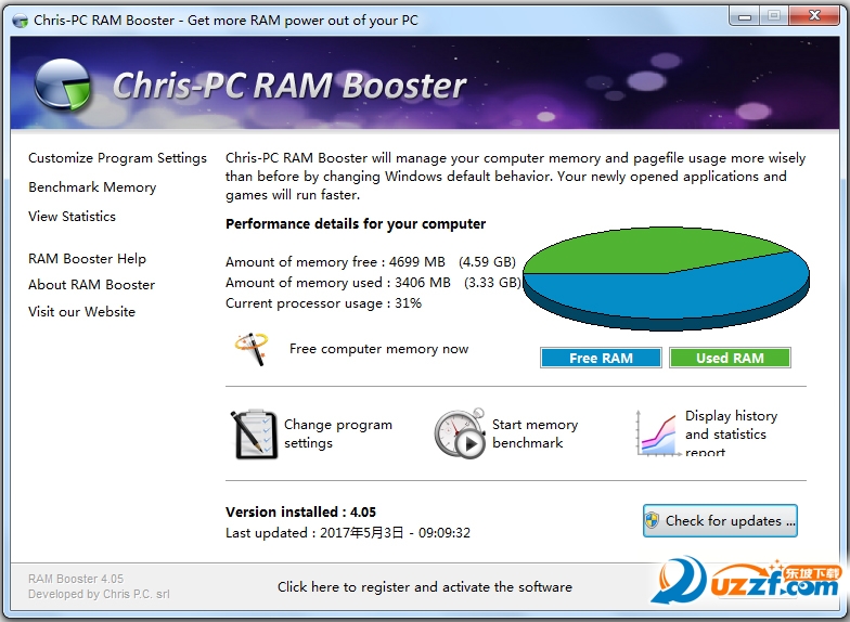 Chris PC RAM Booster(ڴŻ)ͼ0