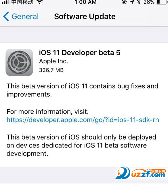 ios11 beta5开发者描述文件下载|ios11 beta5描