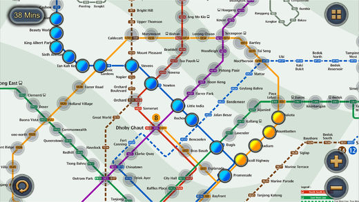 新加坡地铁地图导航中文版