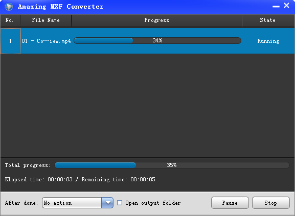 Amazing MXF Converter(MXFƵת)ͼ0