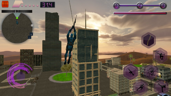 Rope Web Swing Hero : Crime Fort Night Battle(Ӣ۱ҹսϷ)ͼ