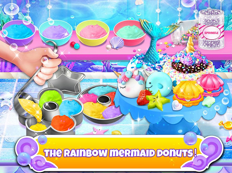 Unicorn Chef: Mermaid Mermicorn Girl Cooking Games()ͼ
