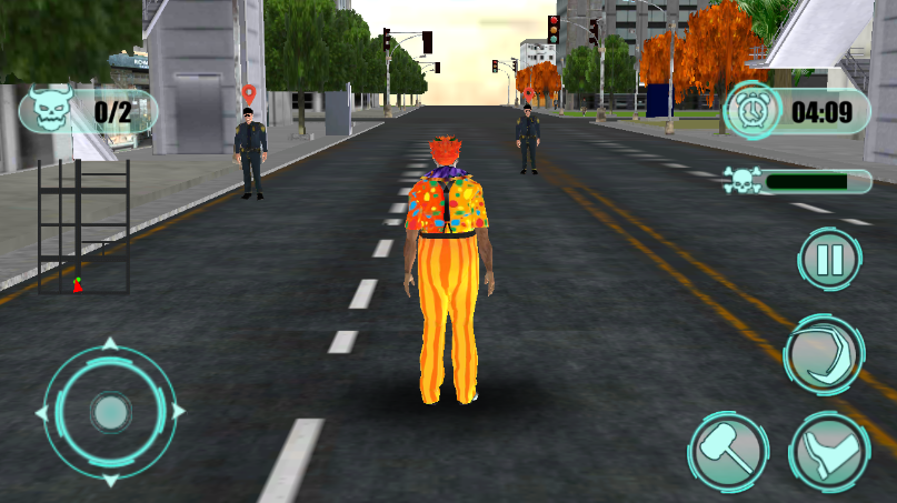 Scary Clown Attack Simulator 3D - Crime City 2019(µС󹥻ģ)ͼ