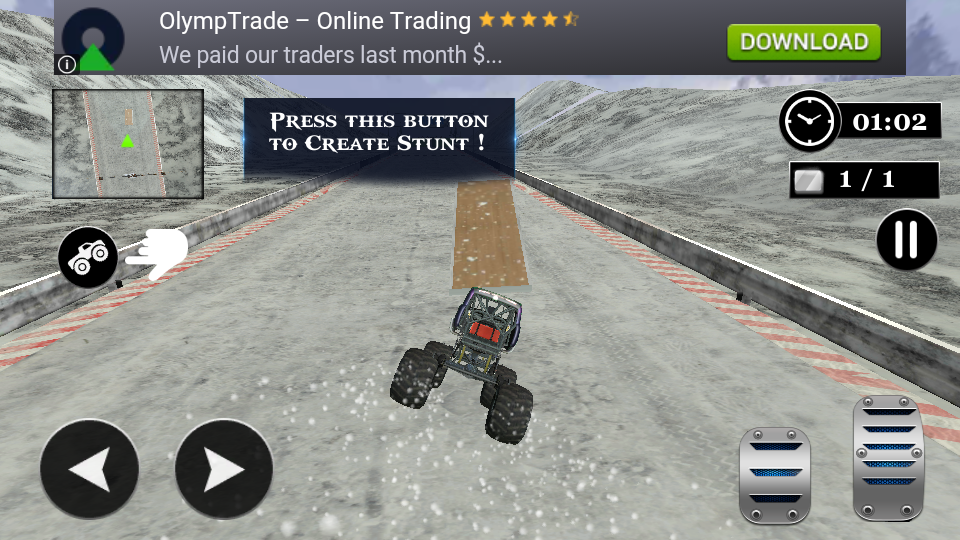 Monster Truck Offroad: Snow Stunt Simulatorͼ