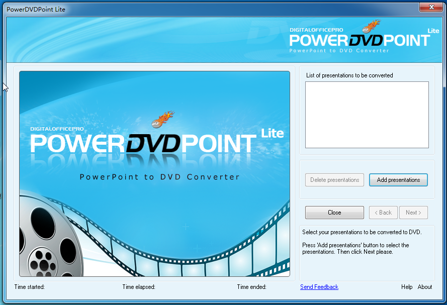 PowerDVDPoint Lite(免费PPT转视频转换器)截图2