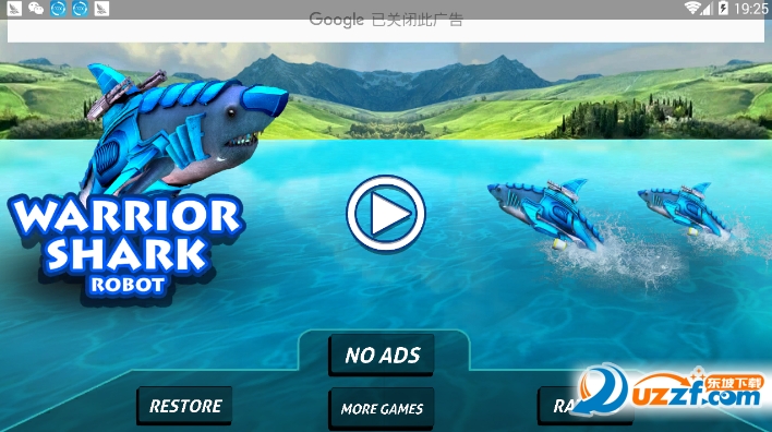 Warrior Robot Shark Game(~C)؈D