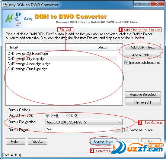 Any DGN to DWG Converter߽ͼ1