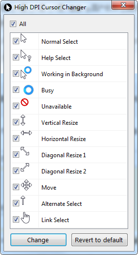 High DPI Cursor Changerͼ1