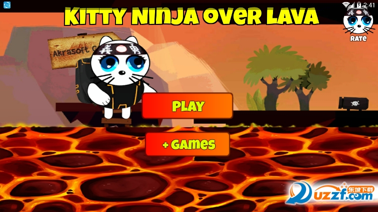 Kitty Ninja over lava(սԾ°)ͼ