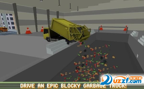 Blocky Garbage Truck Sim Pro(ģϷ)ͼ