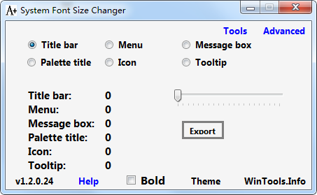 WindowsС(System Font Size Changer)ͼ1