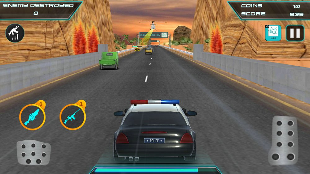 Police Chase - Death Raceo׷׿؈D