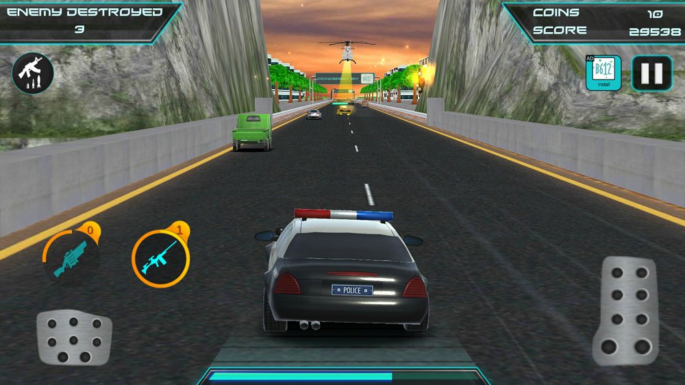 Police Chase - Death Raceo׷׿؈D