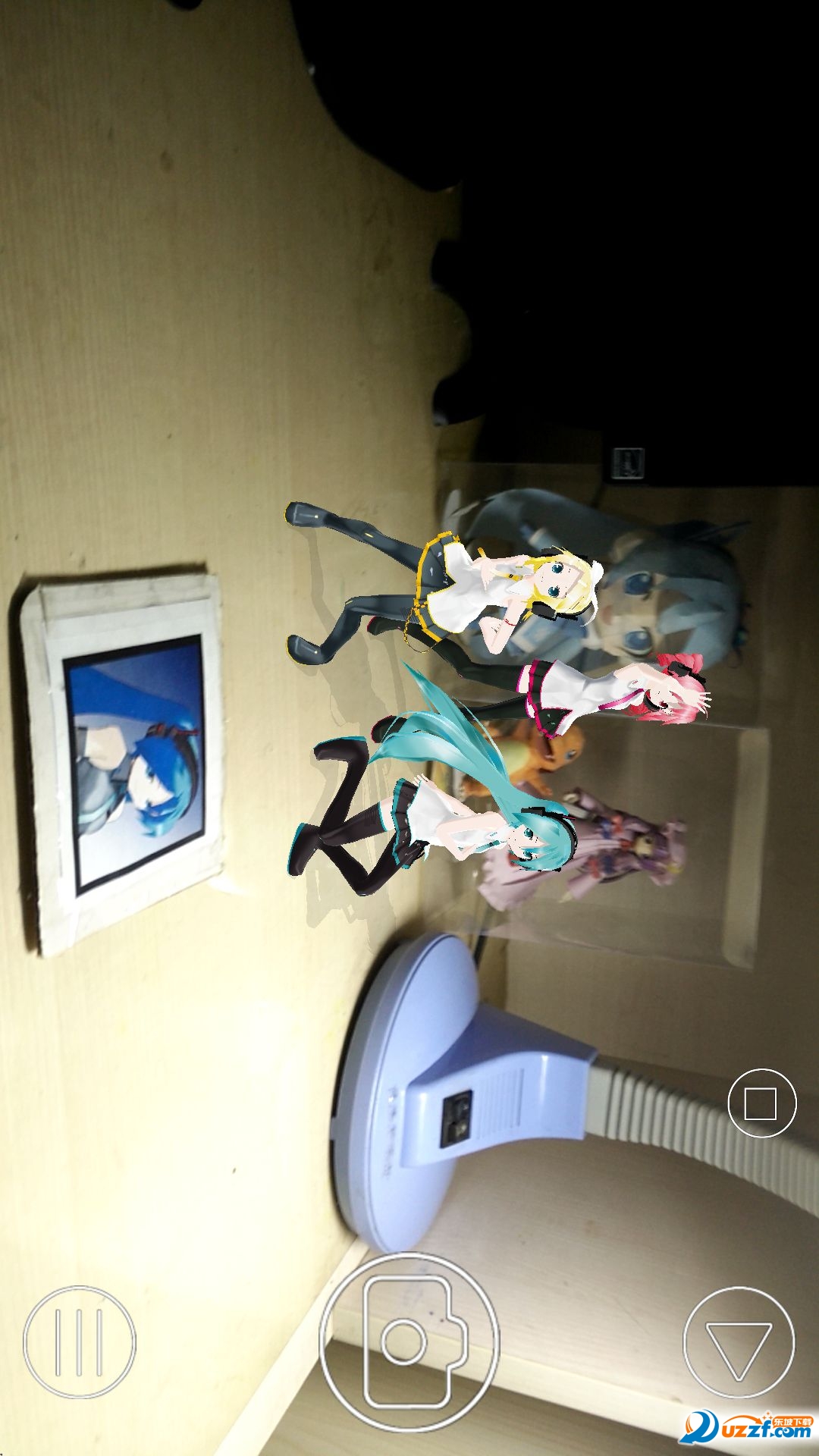 MikuMikuAR初音扩展现实相机截图