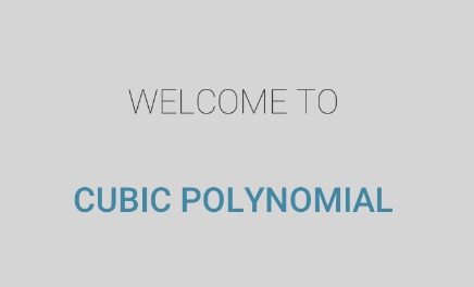 (Cubic Polynomial)