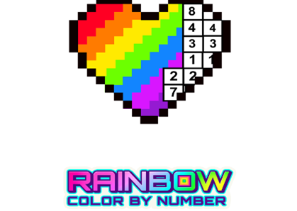 RAINBOW Color by Number(ʺ)