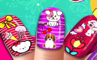 ָ(Puppy Nail Art)