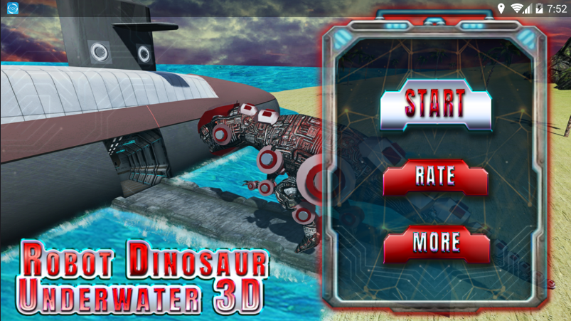 ˿Ϸ(Robot Dinosaur Transform Future Underwater)ͼ