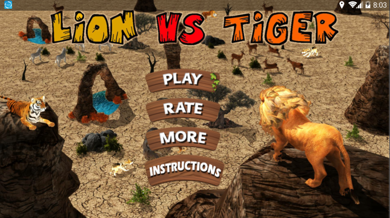 ռʨӻģ(Lion vs Tiger)ͼ
