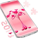 3D Pink Flowers Puzzle Game(3DۺɫƴͼϷ)