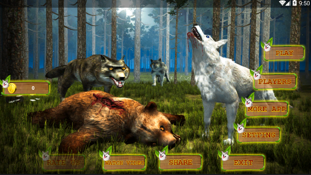 Wolf Simulator Attack 3D: Wolf Games(ǹģ3D)ͼ