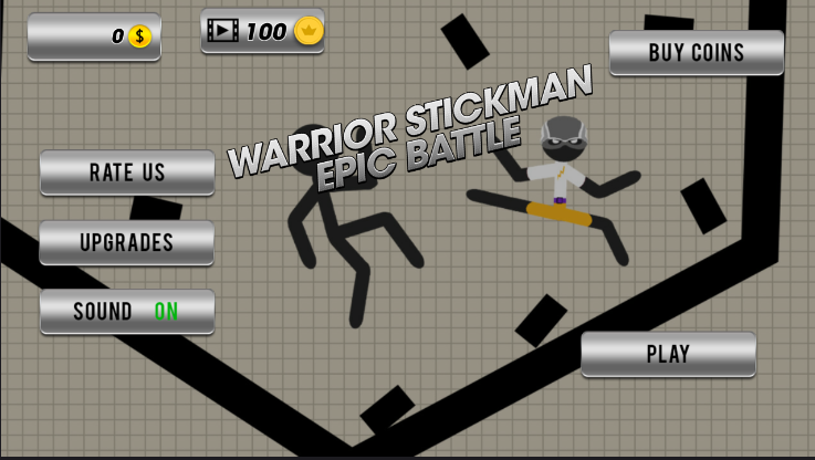 ʷʫս(Warrior Stickman Fighting Epic Battle)ͼ