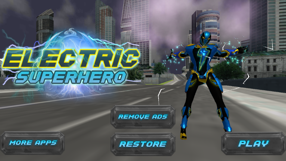 Electric Superhero Energy Bolts City Rescue 3D(Ӣ۳оԮ)ͼ