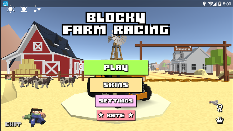 小农场赛车模拟器(Blocky Farm Racing Simulator)截图