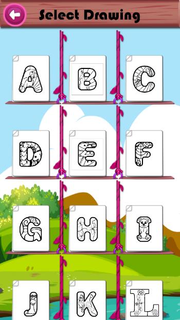 ĸͿɫ(Alphabet Letters Coloring Book)ͼ
